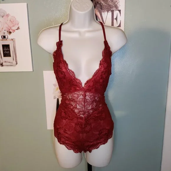Lace Teddy Bodysuit Lingerie - Picture 3 of 6